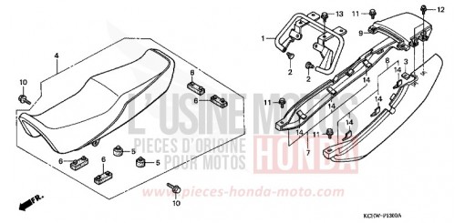 SIEGE CG125M1 de 2001